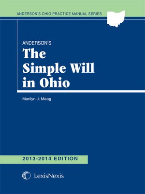 cover image of Anderson's The Simple Will in Ohio